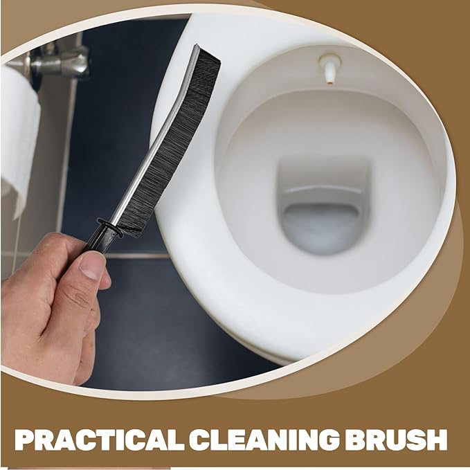 4Pcs Crevice Cleaning Brush Set with Hard Bristles, Multifunctional Narrow Gap Scrub Brush for Bathroom Tiles, Cooking Area Edges, and Floor Grout Cleaning Tools for Home Use
