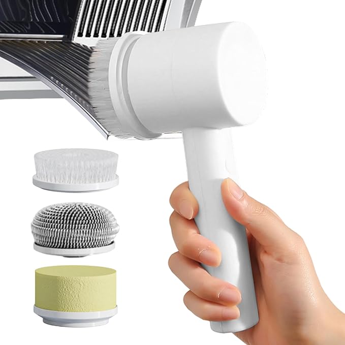 Bathroom Scrubber Electric - Cordless Lightweight Bathroom Brush,Bathtub Scrubber,for Bathtub Tub Toilet Sink Tile Grout Wall Floor Kitchen Car Window