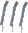 PalNets DIY Flat-Shaped Hard-Bristle Crevice Brush – Replacement for PalNests Crevice Cleaning Brush CB03 & CB04, Deep Clean for Kitchen, Bathroom, Grout & Tight Gaps, Pack of 3