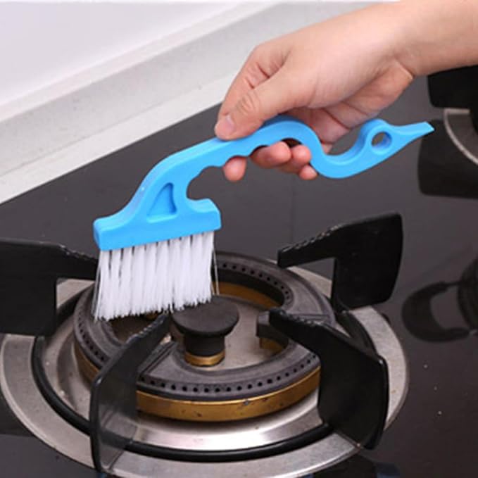 FRCOLOR Window Groove Cleaning Brush Set 8pcs, Multi-Functional Scrubber Brushes for Window Tracks and Gaps, Wet and Dry Use Cleaning Tools for Household Dust and Dirt Removal