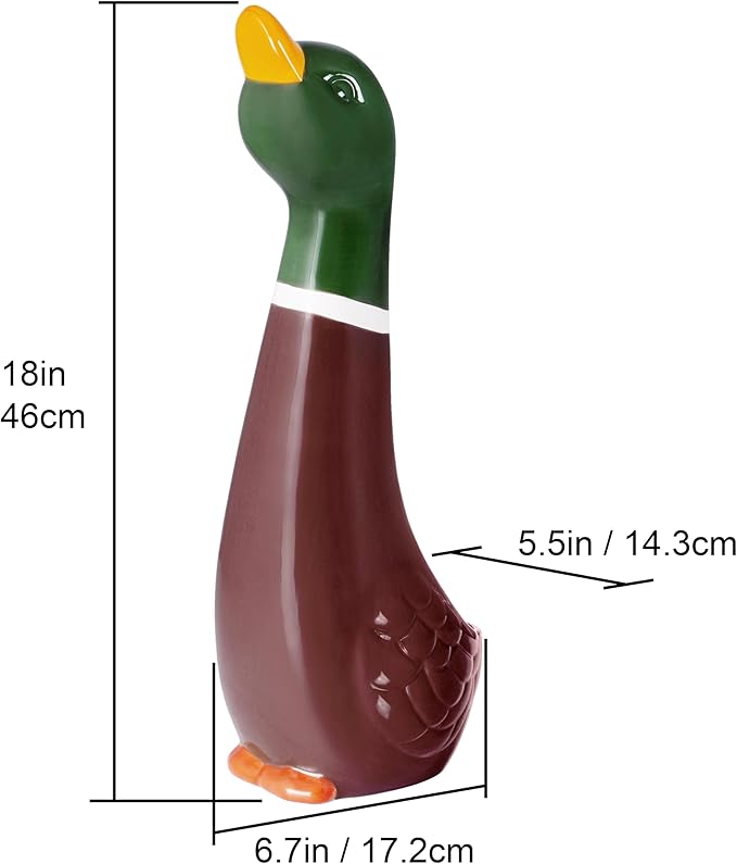 Mallard Toilet Brush Holder and Brush Set