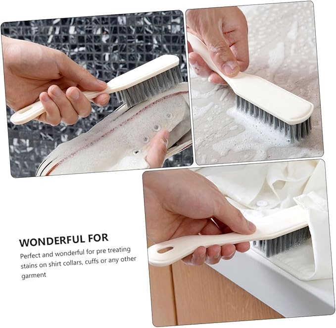 NOLITOY 4pcs Practical Cleaning Brush Set for Home Kitchen Bathroom Ergonomic Flexible Design for Shoes Pots and Grout Essential Washing Tools for Efficient Cleaning