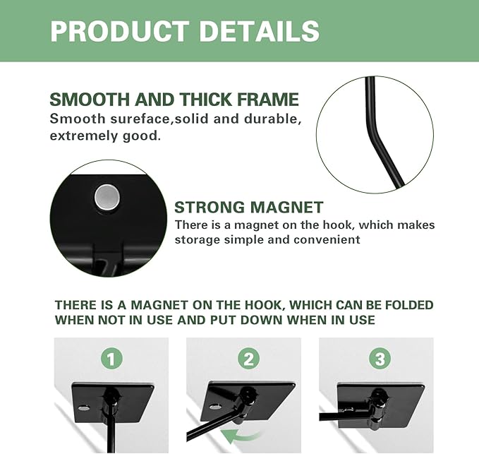Banana Hanger Hook – Space Saving Banana Holder Hanger to Keep Bananas Fresh, Self Adhesive and Screw Banana Hook 1Pack Black