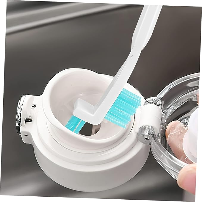 GARVALON Ergonomic Handle Cleaning Brush for Cleaning Grout Brush Shower Cleaner Bottle Cleaner Tool