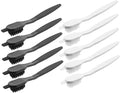 Ciieeo 10pcs Nylon Kitchen Cleaning Brushes for Juicers and Electric Appliances Plastic Handle Multipurpose Small Scrubbers for Blender Stove Refrigerator Maintenance