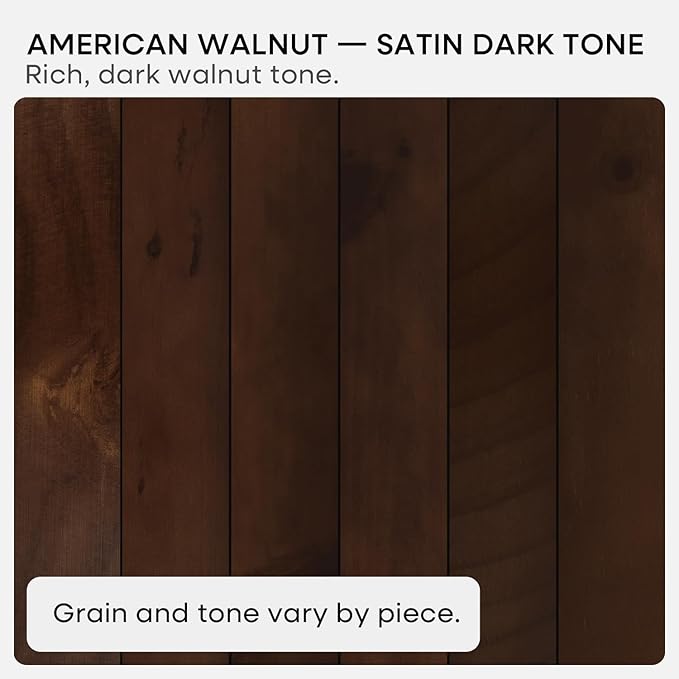 Homeforia Walnut 18 inch Floating Shelf, High End Solid Real Wood 18inch Floating Shelves for Wall Mounted, Dark Brown 18 inches Long Floating Shelves, Heavy Duty Bracket, 18 X 6.5 X 1.75 in, Set of 3