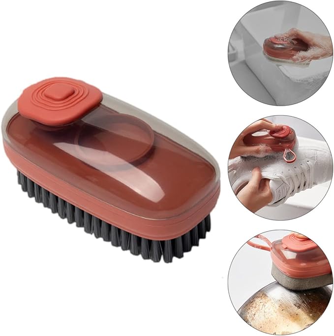 Hydraulic Brush Wok Brush Dish Handle Head Bristles Pot Grout Cleaning Set