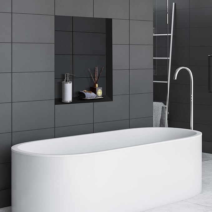 Suteck Shower Niche Ready for Tile 16" x 20", Single Shelf Niches for Shower Bathroom Storage, Wall Recessed Shelf