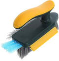 Crevice Cleaning Brush for Household Small Spaces, 1pcs Yellow- Scrub Brush for Bathroom Floor, Toilet, Wall Corner Cleaning, Narrow Gap Cleaner