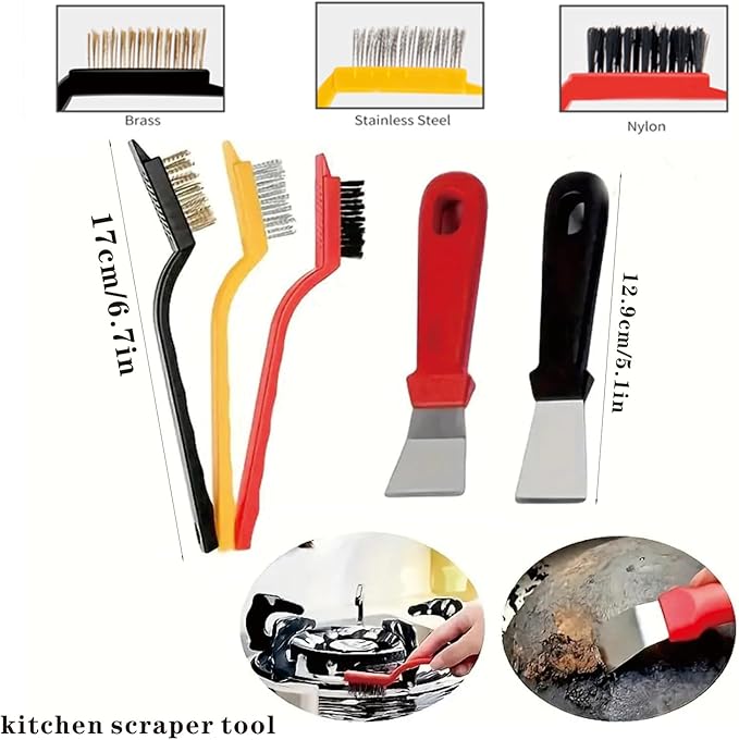 14 Pcs Crevice Cleaning Brush, Corner Brush, Screen Cleaner Brush, Cleaning Tools for Housekeeping, Garbage Disposal Cleaner Brush, Window Track Cleaning Tools, Kitchen (14pcs)