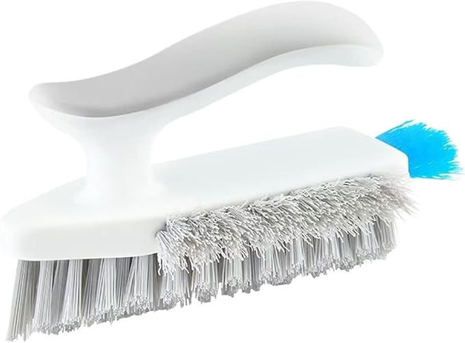 Crevice Brushes for Cleaning,Narrow Scrubber | with Handle Small Cleaning Brushes for Tight Spaces | for Shower Kitchen Floor Tub Grout Household Countertop