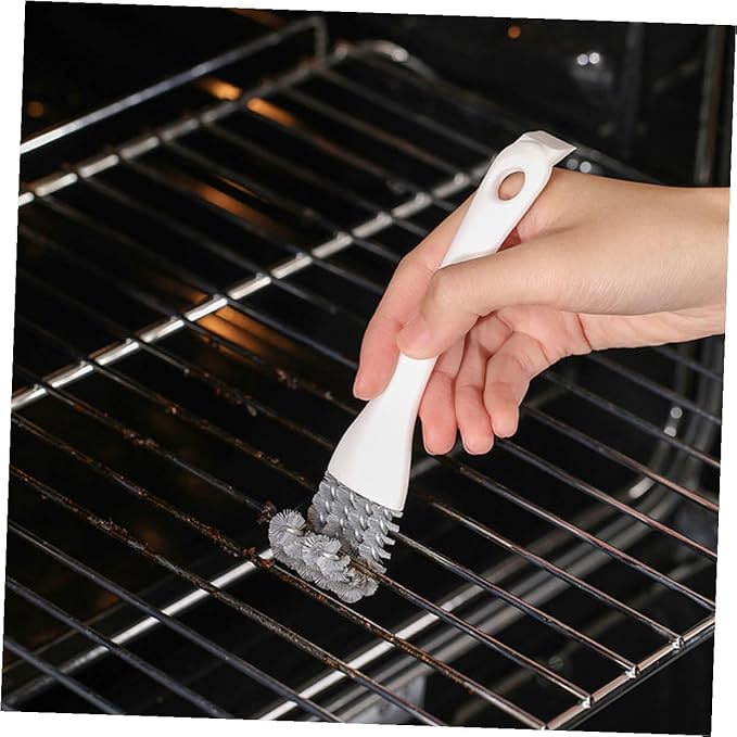 Multi-use Kitchen Cleaning Brush Set 2pcs (u-Shaped Angled) Crevice Scrub Brush for Dead Corners, Grout Lines, and Stove Grill Cleaning Tool for Household Use