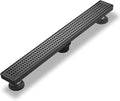 Sharp-tec Shower Drain, 28 inch Linear Shower Drain, Matte Black 304 Stainless Steel Rectangular Shower Floor Drain with Adjustable Leveling Feet, Hair Strainer, cUPC Certified, ST-112-28B