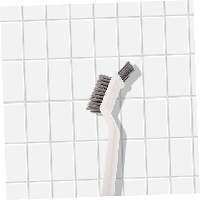 6pcs Floor Cleaning Brush with Ergonomic Handle Hard Bristle Scrubbers for Grout Tile and Crevice Cleaning Lightweight Multi Use Brushes for Bathroom Kitchen and Tight Spaces