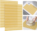 Bligli 2-Pack Kitchen Sink Mat: PVC Eco-Friendly Adjustable Sink Protector | Sink liner Pad | Dish Drying Mats, Easy to Clean & DIY Cut | 15.7 x 11.8 inch (Brown)