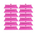 SPARTA 41278EC26 Flo-Thru Plastic Wall Scrub Brush, Equipment Brush With Soft Nylex Bristles For Industrial Kitchens, Hospitals, Commercial Cleaning, 4 Inches, Pink, (Pack of 12)