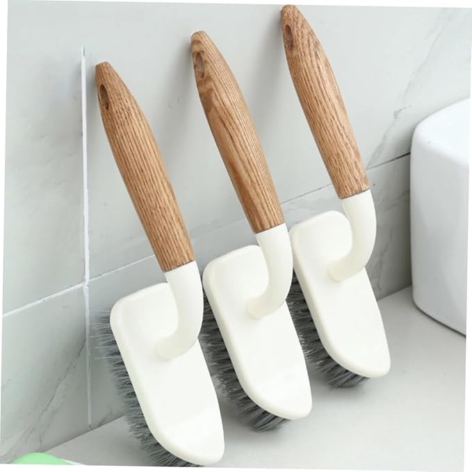 Baluue Household Bathroom Floor Cleaning Brush Durable Bristles Comfortable Grip Deep Decontamination for Tile Grout Cleaning Tool for Home Use