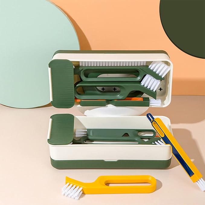 Upgraded Grout Cleaner Brush Set Detail Brush Set for Sink Drain Portable Grout Brush for