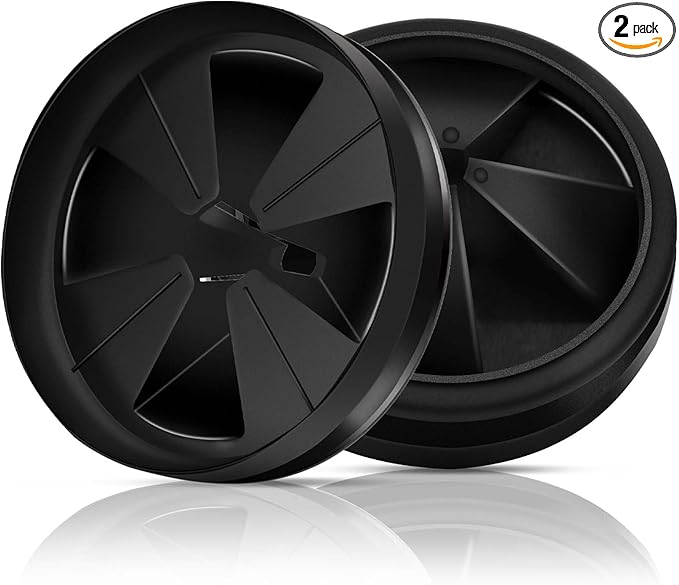 Garbage Disposal Splash Guards 3 3/8 Inch Sink Baffle QCB-AM Quiet Collar Drain Plugs Disposer Accessories Replacement for InSinkErator Evolution Series 2-Pack