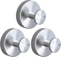 2026 Suction Cup Hooks for Shower, Towel, Window, Bathroom, Wreath, Kitchen, Class Door, Mirror, No-Tools No-Drill Removable Heavy Duty up to 15 lbs Hook Holders (3 Pack, Silver)
