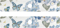 Blue Hydrangea Butterfly Kitchen Sink Splash Guard Faucet Mat Diatomite Absorbent Pad for Bathroom RV 30x5.4in 2PCS water