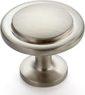 Ravinte 1 Pack 1-1/4 Inch Kitchen Cabinet Knobs Brushed Nickel Zinc Pulls Door Handles for Dresser Drawers