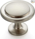 Ravinte 3 Pack 1-1/4 inch Kitchen Cabinet Knobs Brushed Nickel Dresser Zinc Pulls Door Drawer Handles for Dresser Drawers