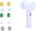 Electric Cleaning Brush Set with 360° Rotation, Electric Spin Scrubber，with 10 Replaceable Heads, Cleaning Brush for Bathroom/Sink/Window/Kitchen/Tub/Tile