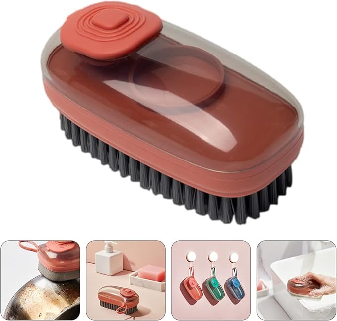 Hydraulic Brush Wok Brush Dish Handle Head Bristles Pot Grout Cleaning Set