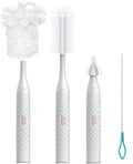 Cleaning Brush Electric Bottle Brush Waterproof 360 Degree Rotating Long Handled Silicone Straw Pacifier Cleaning Brush Bay