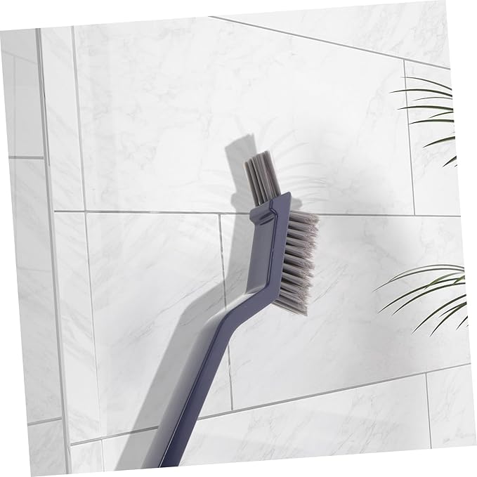 6pcs Floor Cleaning Brush with Ergonomic Handle Hard Bristle Scrubbers for Grout Tile and Crevice Cleaning Lightweight Multi Use Brushes for Bathroom Kitchen and Tight Spaces