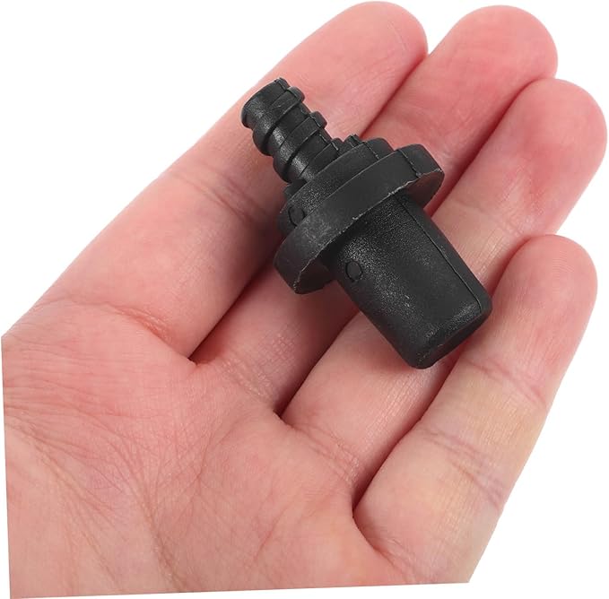 10-Piece Self-Locking Toilet Brush Head Adapter Set Screw Connector and Handle Accessories for Toilet Brush Sturdy Plastic Parts