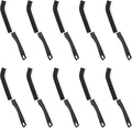 10 Pack Crevice Cleaning Brush Set, Multi-Purpose Hard Bristle Grout Brush for Bathroom Kitchen Tiles, Dish Brush for Household Cleaning, Grout Cleaner Brush for Tight Spaces and Corners