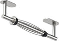 Paper Towel Holder Under Cabinet, Single Hand Operable Roll Holder with Damping Effect,No Drilling or Wall Mounted SUS304 Stainless Steel for Kitchen Bathroom (Sliver)