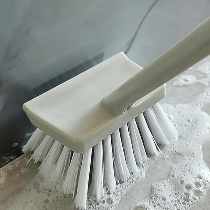 Bathroom Cleaning Brush Floor Scrub Brush Plastic Stiff Bristle for Tile Grout Walls and Floors Home Cleaning Supply