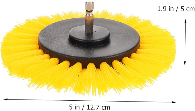 6pcs Electric Drill Brush Cleaning Scrubber Electric Scrubber Electric Cleaning Brush Scrubber Brushes Power Scrubber Cleaning Brush Rotary Drill Brush Power Scrubber Brushes Tool Brushes (Colo