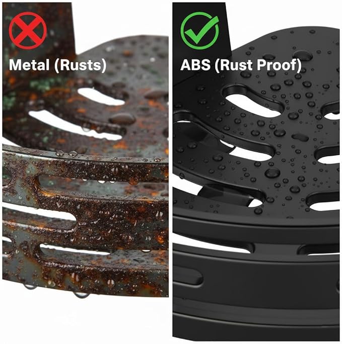 Suction Cup Corner Shower Caddy - Rust Proof Bathroom Shelf - No Drill Removable Storage Rack with Hooks for Suite Dorm, RV & Tile Walls (Gunmetal Grey, 3PCS)