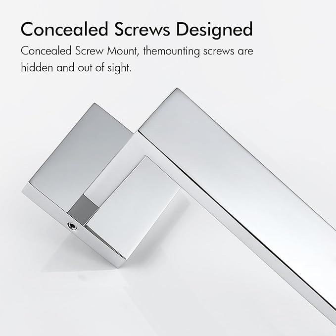 BANOLUX Towel Rack, 32-Inch Single Towel Bars for Bathroom, Towel Racks for Bathroom Wall Mounted SUS304 Stainless Steel Hand Towel Holder Heavy Duty, Chrome Towel Bar 2 Pack, A7-TB-PC-32IN-2PACK