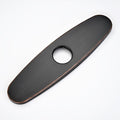 Faucet Cover Plate, Stainless Steel Deck Plate for Kitchen Sink Faucet Single Hole or Bathroom Faucet 1-3 Hole Faucet Hole Cover Round 10 Inch (Oil Rubbed Bronze)