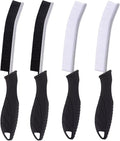 4PCS Crevice Cleaning Brush -Hard Bristle Crevice Cleaning Brush Multifunctional Grout Brush for Cleaning, Gap Scrub Brush Crevice Cleaning Tools for Kitchen, Sinks, Shower, Tile, Toilet, Window