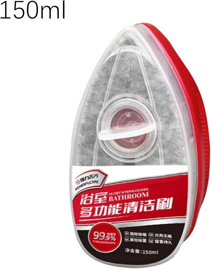 Bathroom Cleaner Brush, Ergonomic Design, 150ml, Kitchen Sink Scrubber, Home Maintenance Brush, Effective Cleaning, for Wall, Sink, Toilet, Kitchen Daily, Apartment, Home, Hygiene, Maintenance