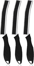Crevice Cleaning Brush Supplies with Teeth-Shaped Hard Bristles - 3Pcs Small Cleaning Brushes for Tight Spaces Tools,Gap Cleaning Brush Tools for Cracks/Kitchen/Bathroom Tiles/Grout
