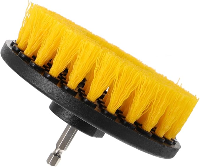 SUPVOX Electric Drill Brush Set 5-inch Round Brush Heads Portable Cleaning Tool Accessories for Kitchen Floor Scrubbing
