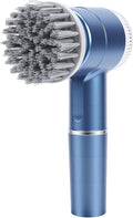 Electric Cleaning Brush, 3 Speed Settings 1600 2000 2400 RPM with LED Display IPX7 Waterproofs Rechargeable Cordless Scrubber with 5 Brush Heads, for Kitchen Bathroom Tiles