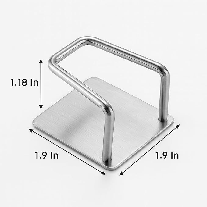 5-Pack Adhesive Sponge Holder for Kitchen Sink Caddy Accessories， SUS304 Stainless Steel, Quick Drying