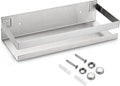 OwnMy 10 Inch Bathroom Shower Shelf Stainless Steel Bath Kitchen Basket Shower Caddy Rack, Rust Proof Metal Bathroom Storage Floating Shelves Wall Mounted Shower Corner Rectangular Shelf (Silver)