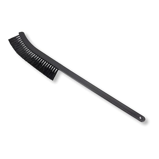 SPARTA Plastic Narrow Radiator Brush for Dusting Between Radiators, Vents, And Ducts, 24 Inches, Black, (Pack of 6)