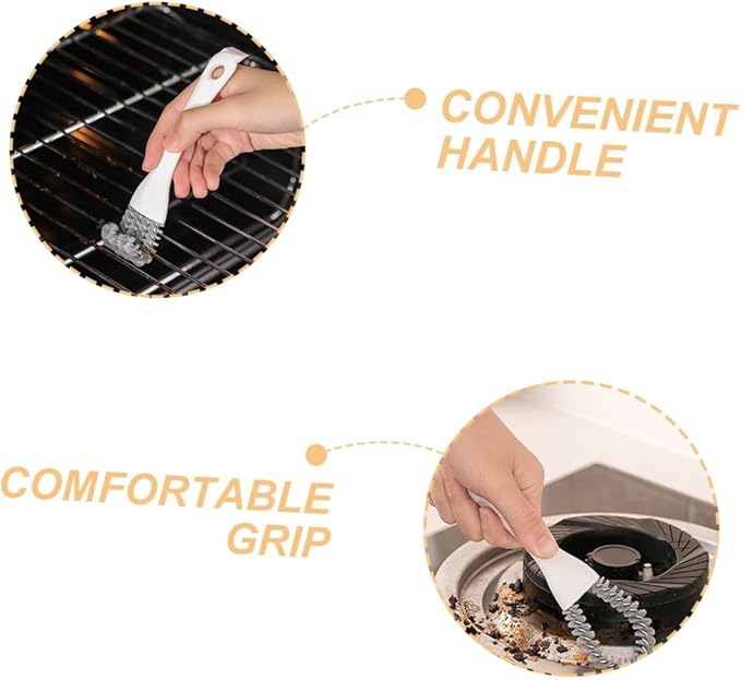 2pcs Multi Function Crevice Cleaning Brush for Tight Spaces Durable Grout Brush for Kitchen Bathroom More Ergonomic Design for Efficient Scrubbing