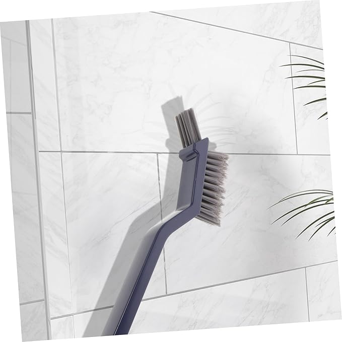 BESTYASH 6pcs Bathroom Cleaning Brush with Tough Abs Bristles for Shower Floor Tile Grout and Tight Spaces Scrub Brushes for Area Cleaning in Toilet Kitchen and Laundry