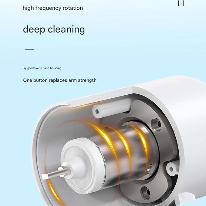 Multifunctional Electric Cleaning Brush with 8 Brush Heads, IPX7 Waterproof Cordless Scrubber, 360 Rotation for Kitchen Bathroom Tile Grout Sink